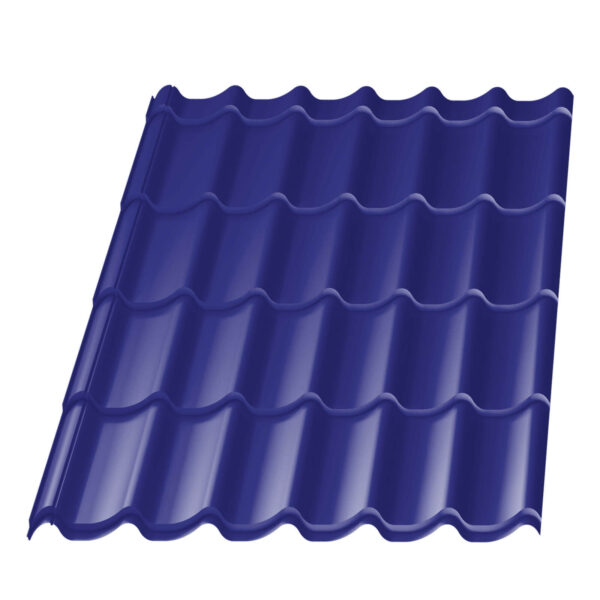 Металлочерепица Монтеррей RAL5002 Синий Ультрамарин 0,45мм